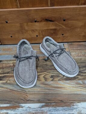 Hey Dude Men's Wally Slip-on shoes Grey Men Size 7
